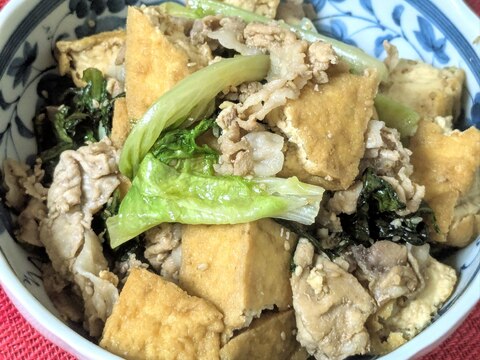 〜豚肉と厚揚げの甘辛炒め〜